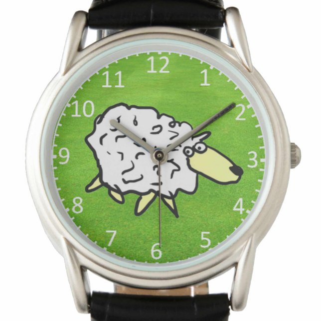 Illustratie schapenontwerp horloge (Creator heeft geüpload)