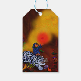 Illustratie schilderen Princess Light Fantasy God Cadeaulabel