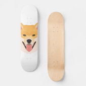 Illustratie Shiba Inu Skateboard (Voorkant)