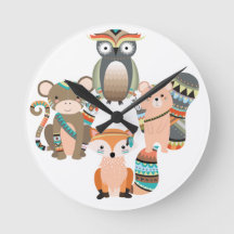 Illustratie stamhout-bosdieren