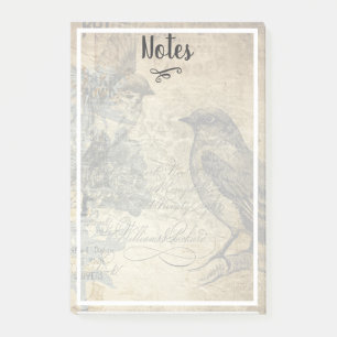 Illustratie  stijlvogels post-it® notes