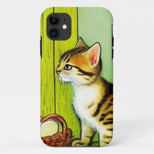 Illustratie  tabby Cat iPhone 11 Hoesje