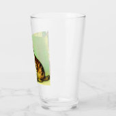 Illustratie  tabby Cat Glas (Links)