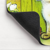 Illustratie  tabby Cat Muismat (Hoek)