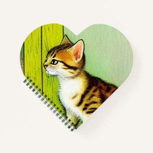 Illustratie tabby Cat Notitieboek