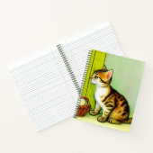 Illustratie  tabby Cat Notitieboek (Binnen)