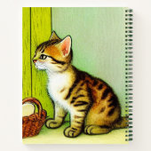 Illustratie  tabby Cat Notitieboek (Achterkant)