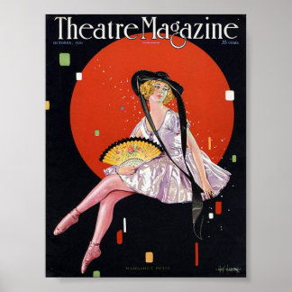 Illustratie theater poster