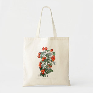 illustratie tomatentwijn tote bag