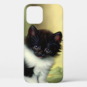  illustratie Tuxedo Kitten iPhone 12 Hoesje