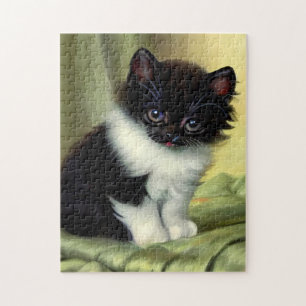  illustratie Tuxedo Kitten Legpuzzel
