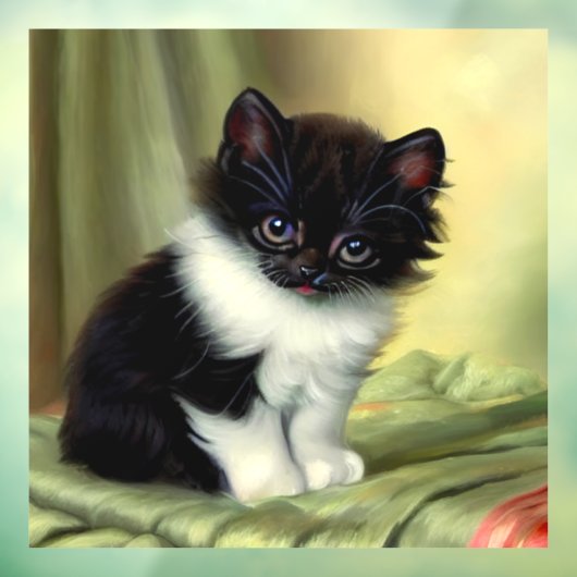 illustratie Tuxedo Kitten Raamsticker (Vel 3)