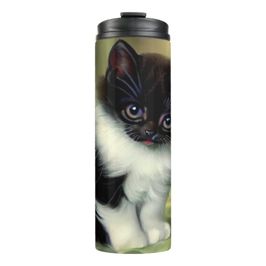  illustratie Tuxedo Kitten Thermosbeker (Voorkant)