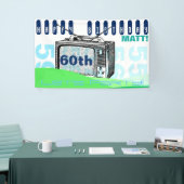  illustratie TV 60th Birthday banner (Beurs)