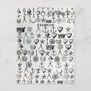 Illustratie uit boek 9 briefkaart