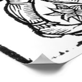 Illustratie uit de kalender van de herders poster (Hoek)