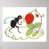 Illustratie uit een oud kinderboek van Else Wenz V Poster (Voorkant)