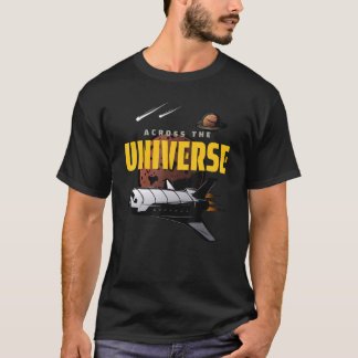 Illustratie Universe ruimte koelen Illustratie fil T-shirt