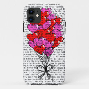 Illustratie valentijn hartballon iPhone 11 hoesje