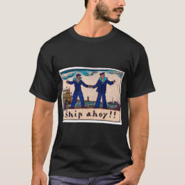  illustratie van 2 zeilers t-shirt