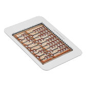 Illustratie van abacus magneet (Rechterzijde)