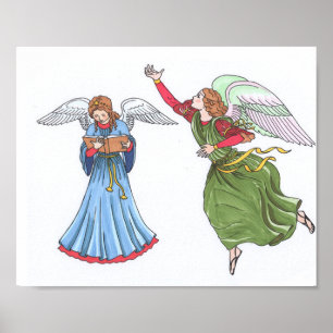 Illustratie van Angels Poster