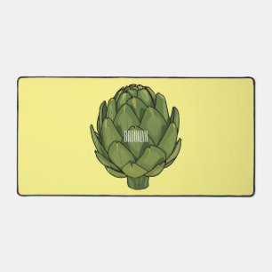 Illustratie van Artichoke cartoon Bureaumat