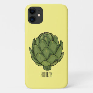 Illustratie van Artichoke cartoon iPhone 11 Hoesje