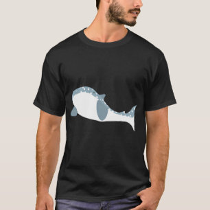 Illustratie van blauwe walvishaai — Cute Ocean Mar T-shirt