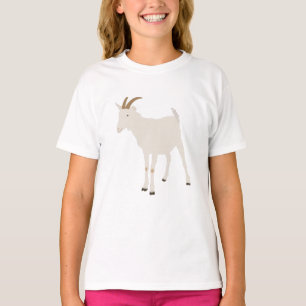 Illustratie van Boerderij van geiten T-shirt