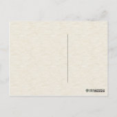 illustratie van botanische iris briefkaart (Achterkant)