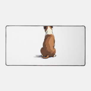 Illustratie van Bulldog van achteren Hondenliefheb Bureaumat