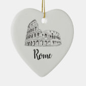 Illustratie van Colosseum Rome Italië Keramisch Ornament (Rechts)