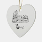 Illustratie van Colosseum Rome Italië Keramisch Ornament (Links)
