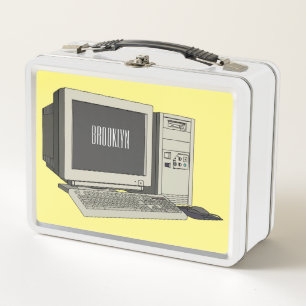 Illustratie van computercartoon