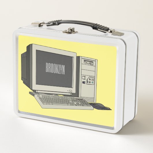 Illustratie van computercartoon (Voorkant)