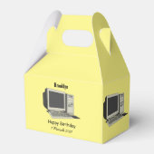 Illustratie van computercartoon bedankdoosjes (Voorkant Zijde)