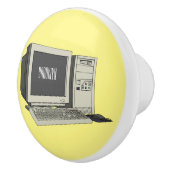 Illustratie van computercartoon keramische knop (Rechts)