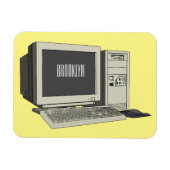 Illustratie van computercartoon magneet (Horizontaal)