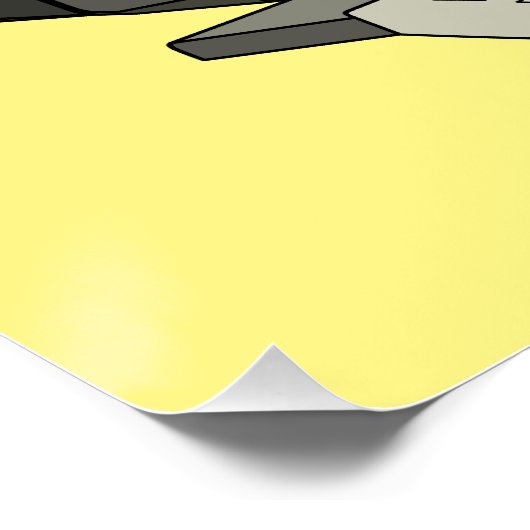 Illustratie van computercartoon perfect poster (Hoek)