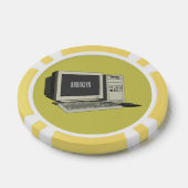 Illustratie van computercartoon poker chips (Enkel)