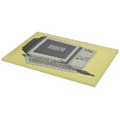 Illustratie van computercartoon snijplank (Hoek)