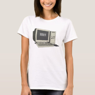 Illustratie van computercartoon t-shirt