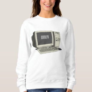Illustratie van computercartoon trui