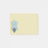 Illustratie van Cute Retro Robot Post-it® Notes (Voorkant)