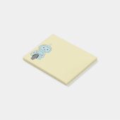 Illustratie van Cute Retro Robot Post-it® Notes (Schuin)
