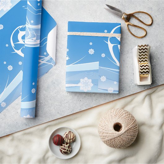 Illustratie van damessport cadeaupapier