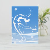 Illustratie van damessport kaart (Staand voorkant)