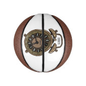 Illustratie van de cartoon van de wekker basketbal (Verticaal)