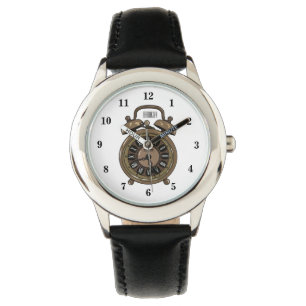 Illustratie van de cartoon van de wekker horloge